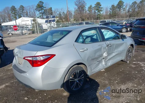 2016 Toyota Corolla Le Plus из США, поврежденный, VIN 2T1BURHE7GC582437